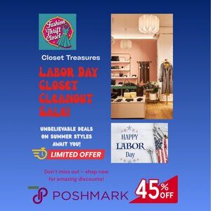 Labor day CLEAN UP Sale